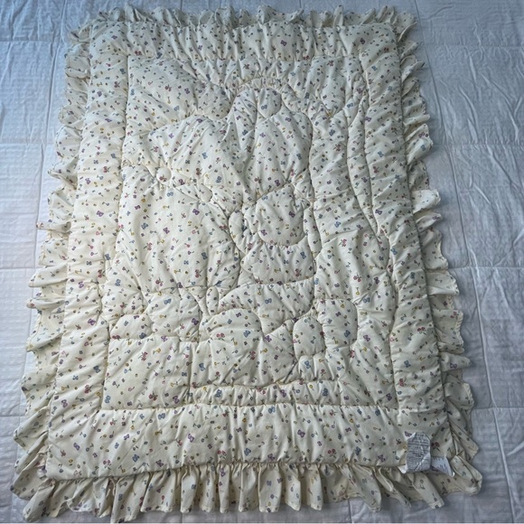 Vintage Disney Classic Honey Pot Winnie The Pooh Quilt Comforter Crib Toddler - Picture 8 of 14